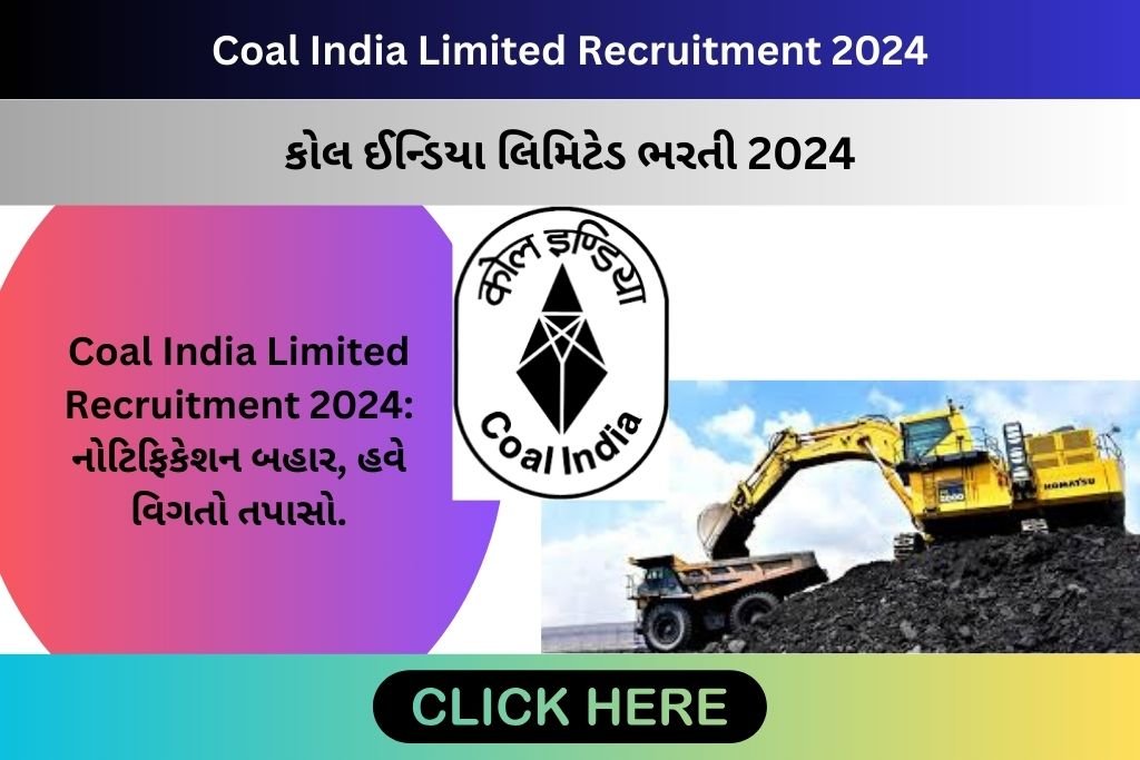 Coal India Limited Recruitment 2024