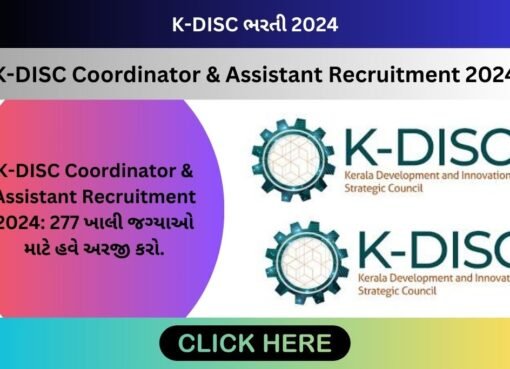 K-DISC Coordinator & Assistant Recruitment 2024